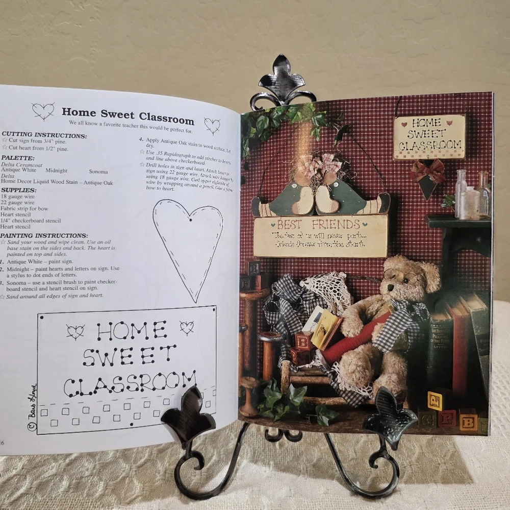 1995 Barbara Lloyd WE'VE JUST BEGUN Book 2 Farmhouse Craft Country Crafting Book